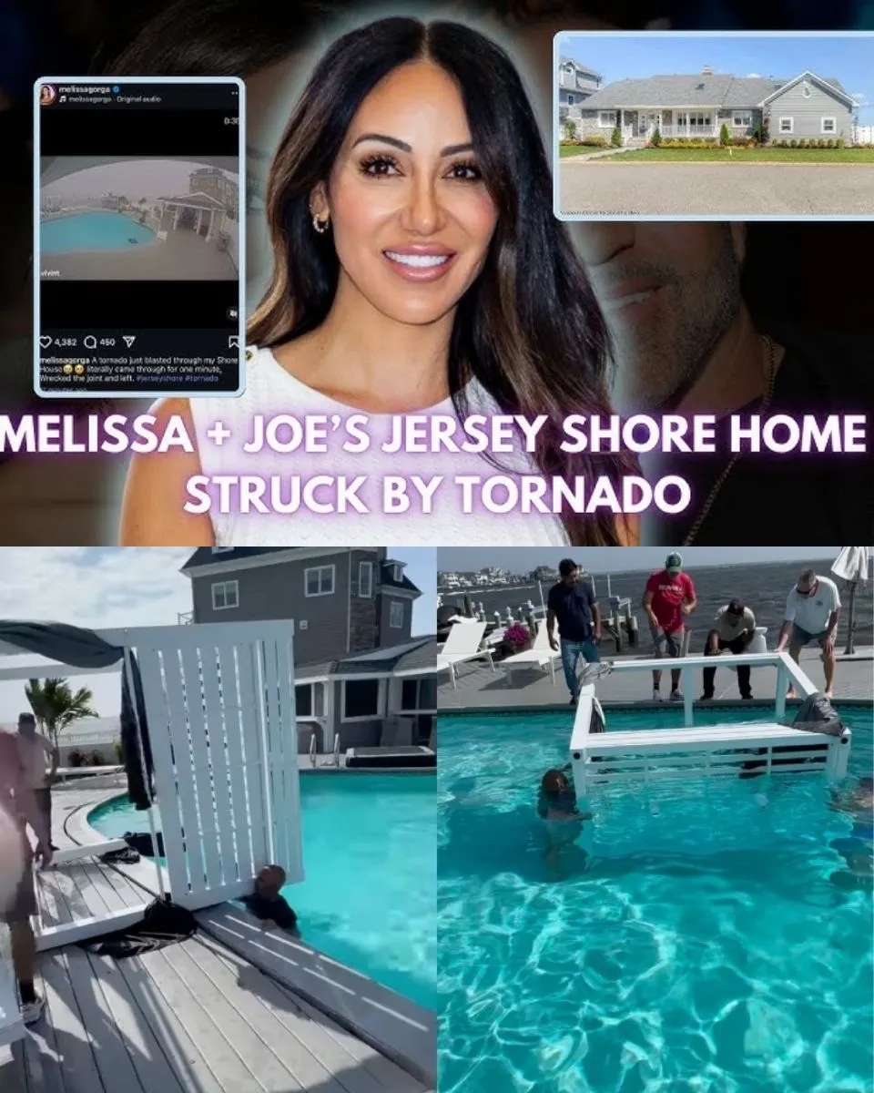 VIDEO: Melissa Gorga Shares Video of Tornado ‘Wrecking’ Jersey Shore Home, See Pics of the Aftermath as Joe Cleans Up Their Pool