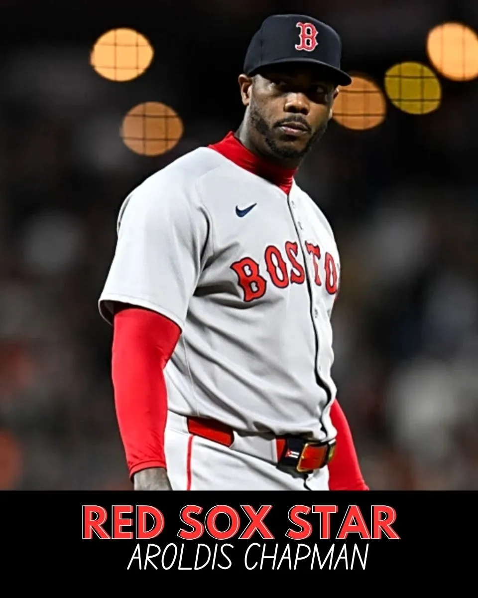Red Sox Star Aroldis Chapman Has Update After Leaving Dodgers Game Early