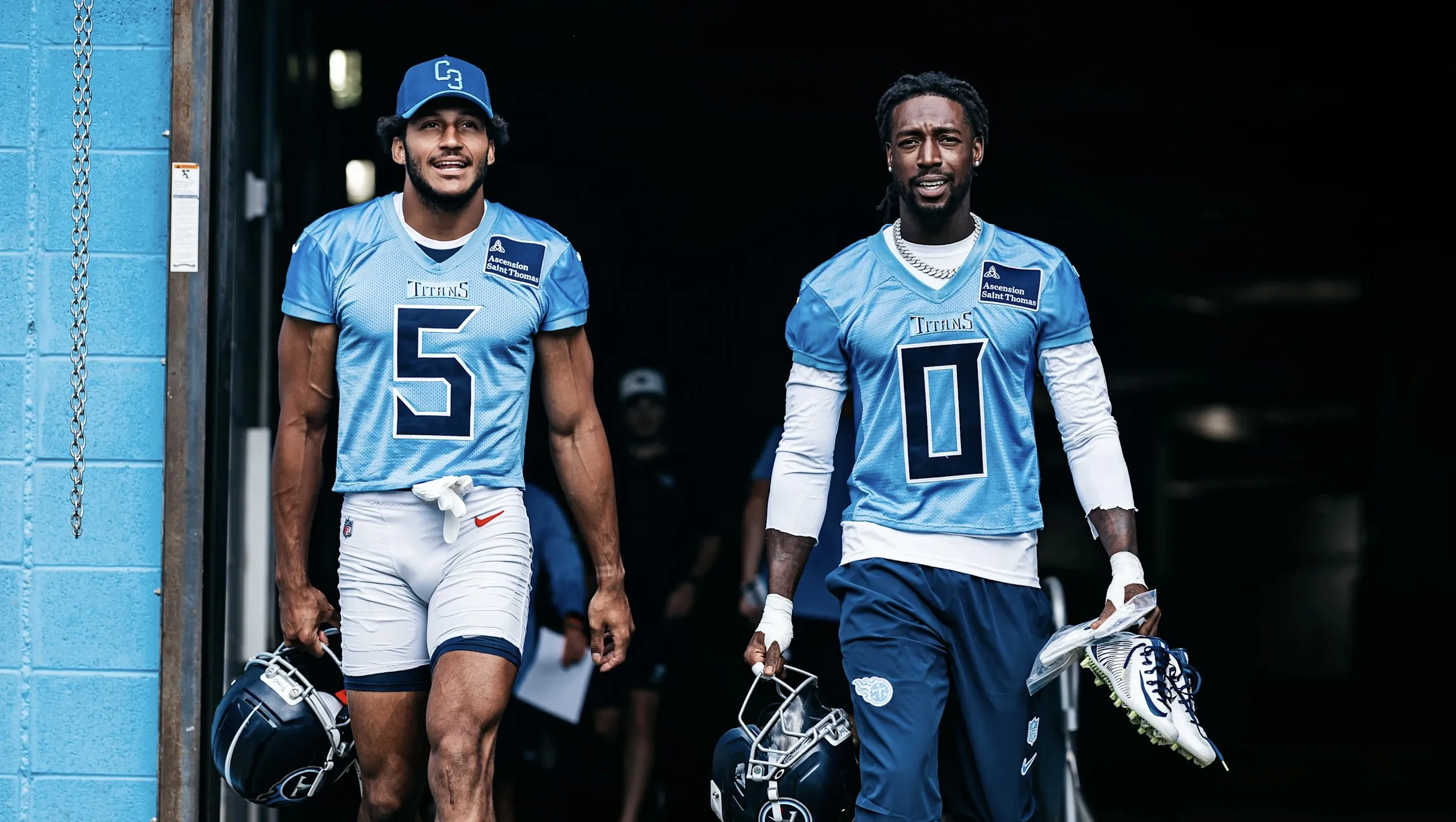 Tennessee Titans Wide Receiver Forming Bond with Rookie QB
