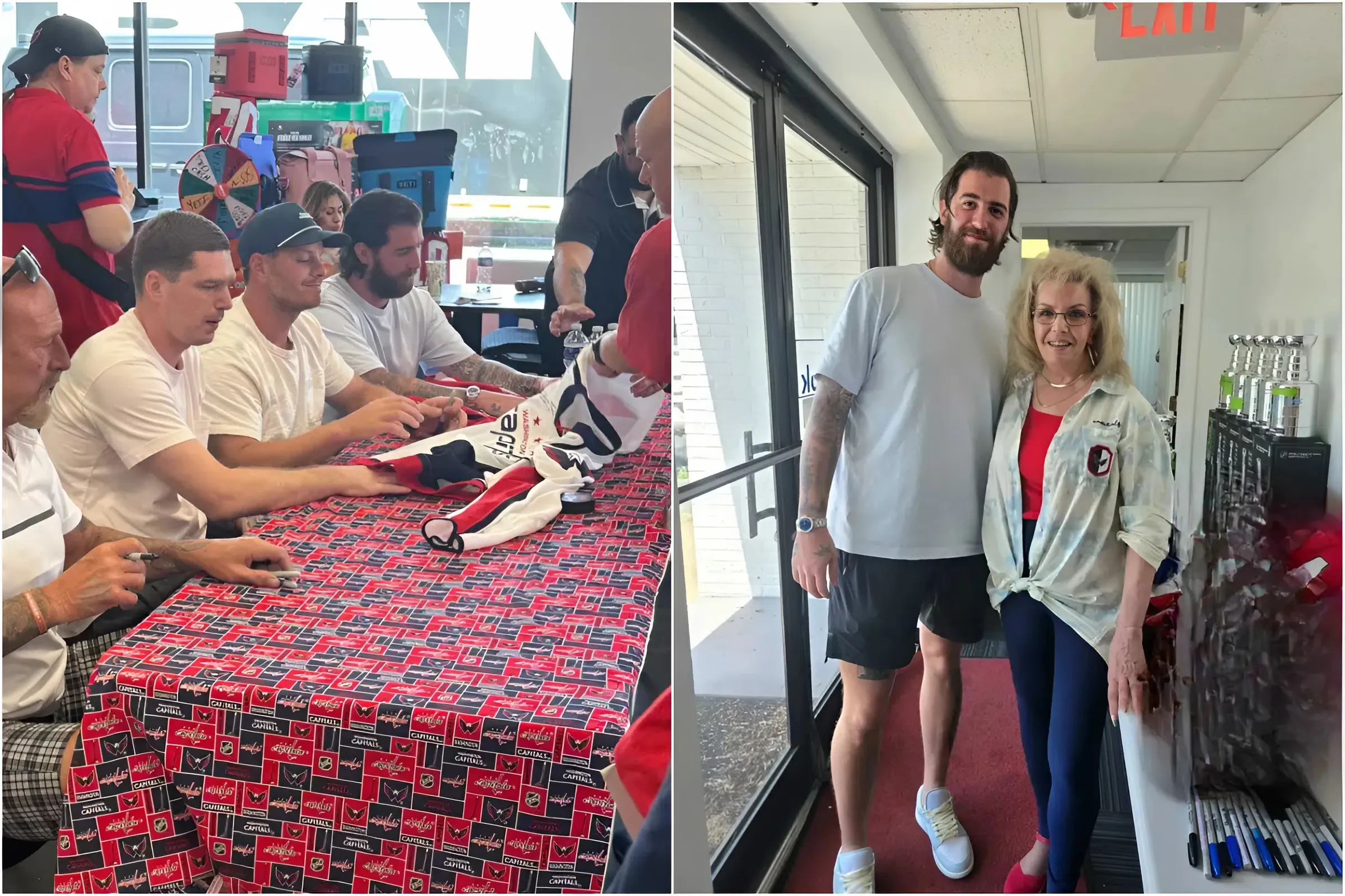 John Carlson, Logan Thompson, and Evgeny Kuznetsov Draw Hundreds of Capitals Fans to Southern Maryland Autograph Event trucc