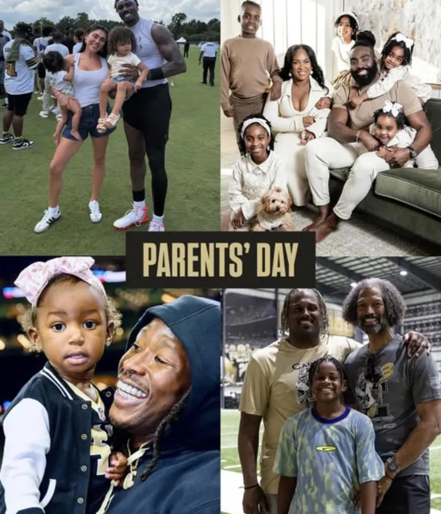 New Orleans Saints Celebrate Parents’ Day with Heartwarming Family Moments