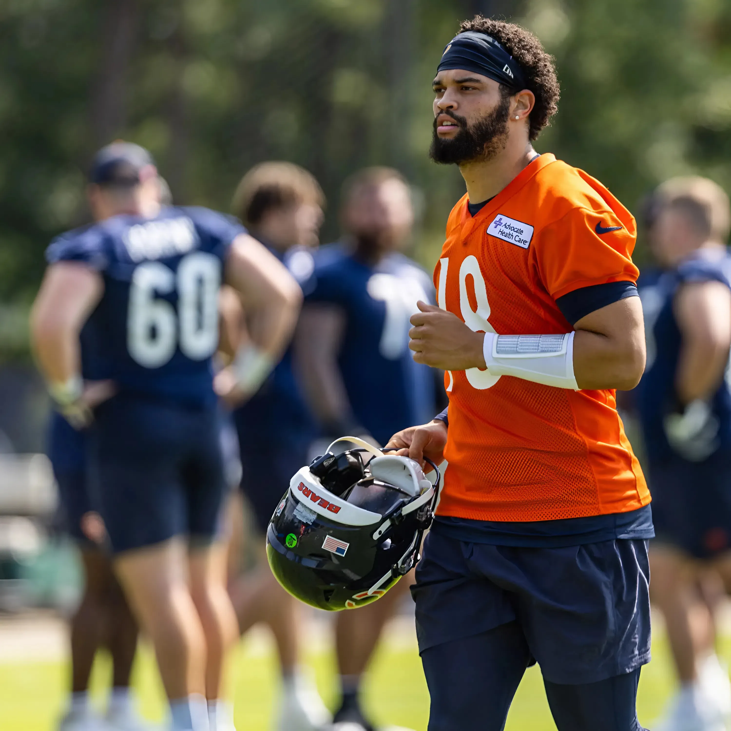 Young Bulls show Caleb Williams support at Bears training camp