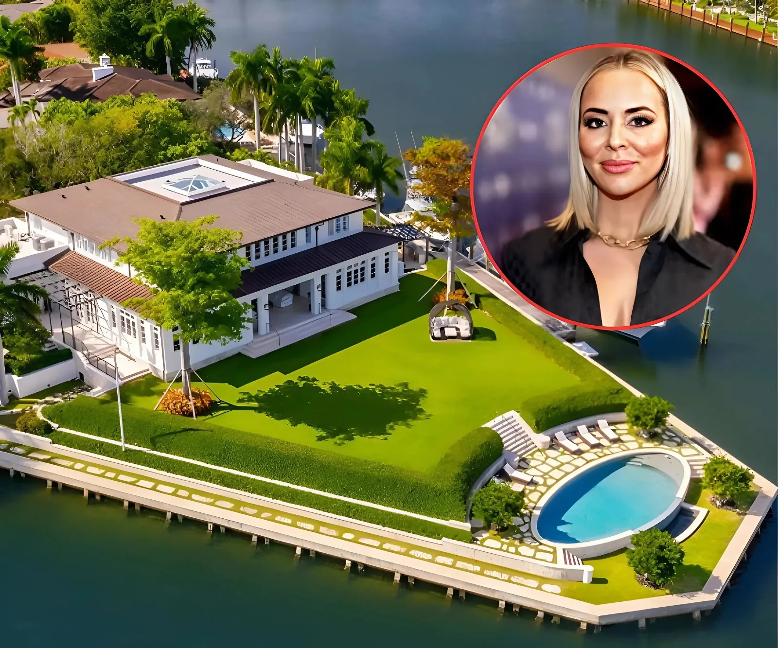 Ex-“Real Housewives” star, fiancé sell waterfront Coral Gables mansion for $40M