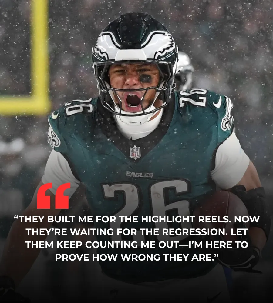 Fantasy Football Bust Alert: Eagles RB Saquon Barkley Is Due For Regression In 2025