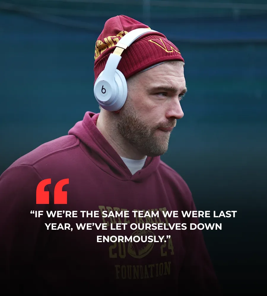 Veteran TE Zach Ertz warns Commanders: continuity is asset—stagnation is a failure.