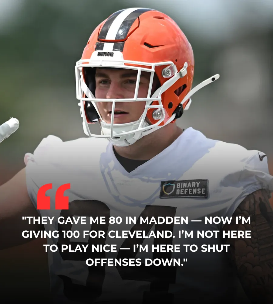 Madden backs Browns’ choice: Graham rated 80 overall, among top rookie defenders in NFL 26