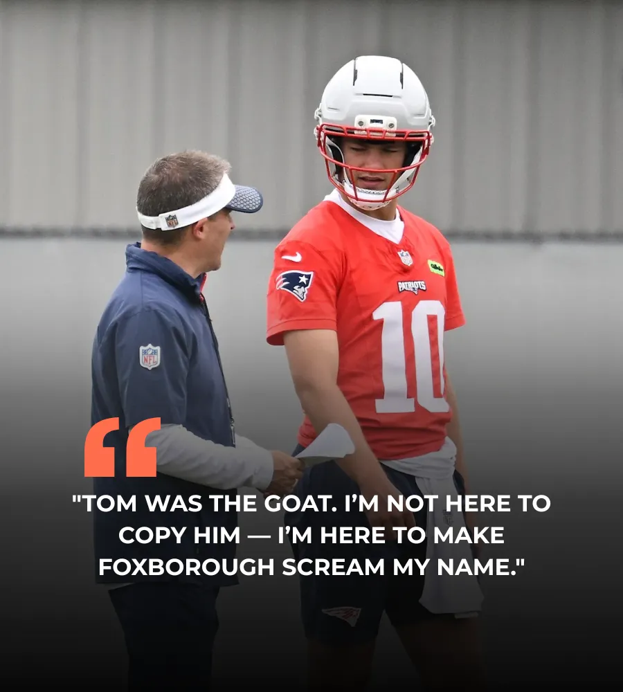 Drake Maye Reveals the Top Thing He's Learned From Watching Tom Brady Tape