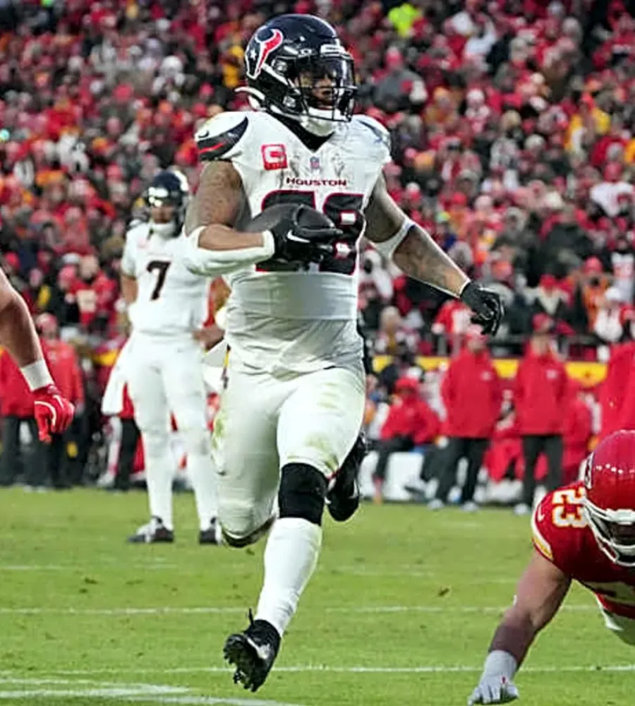 Houston Texans RB Joe Mixon Ranked No. 58 in 2025 NFL Top 100