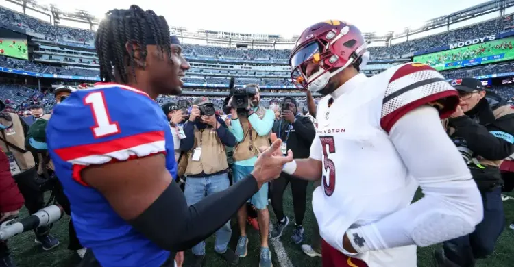 Malik Nabers’ 4-Word Message To Jayden Daniels Ahead of Commanders-Giants Showdown