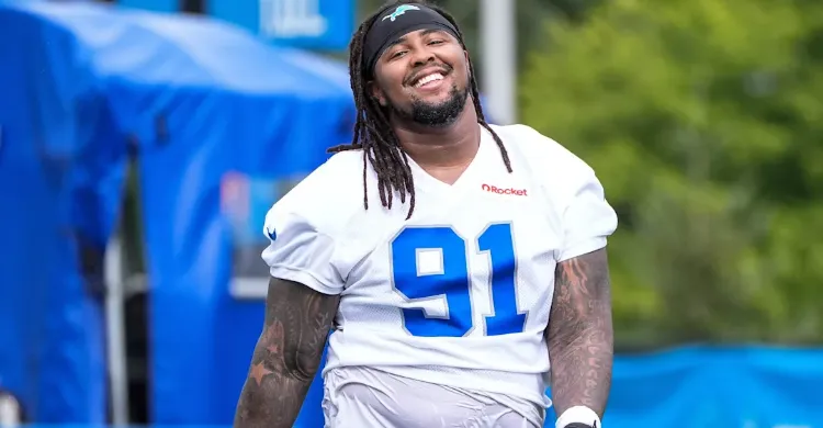 Tyleik Williams had a unique "Welcome to the NFL moment" during Lions training camp