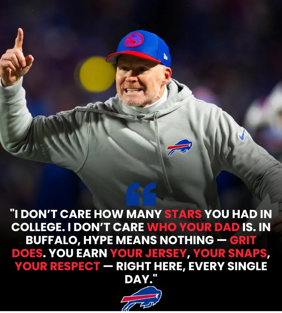 Earn It or Go Home’ — Bills Coach Sends Ruthless Message to NFL Rookie