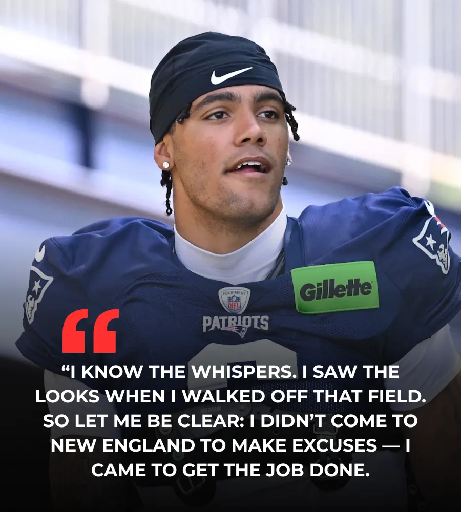 No Excuses, No Fear: Christian Gonzalez Fires Back After Injury Scare at Patriots Camp