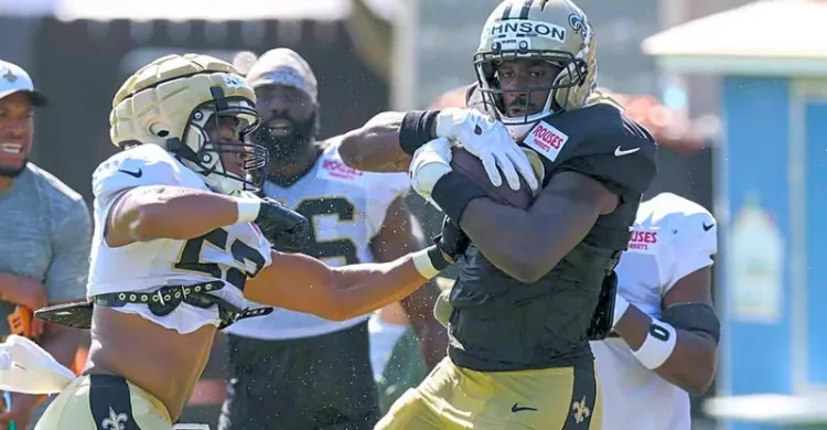 Saints’ Juwan Johnson suffers worrisome injury during training camp