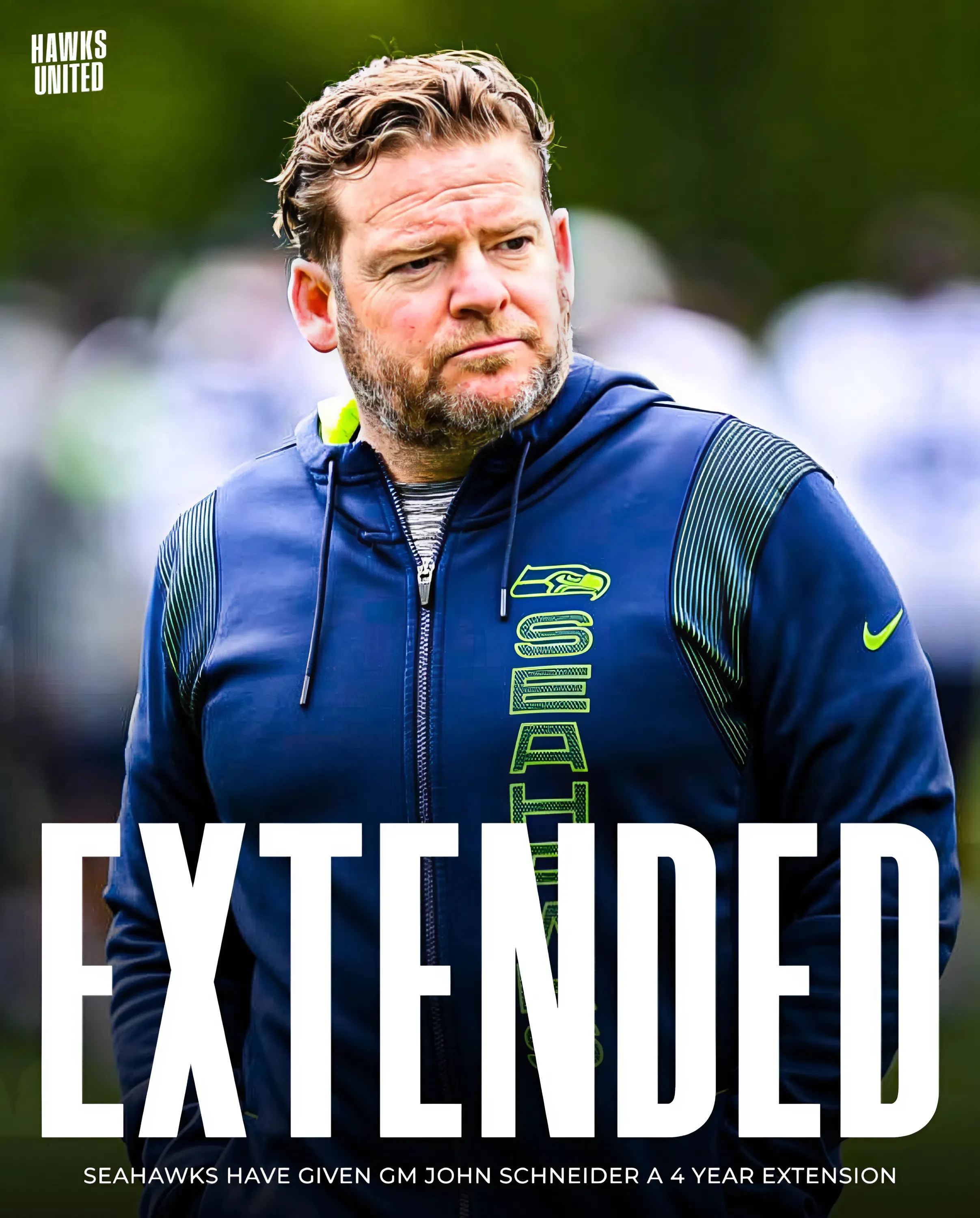 Seahawks sign GM John Schneider to 4-year contract extension