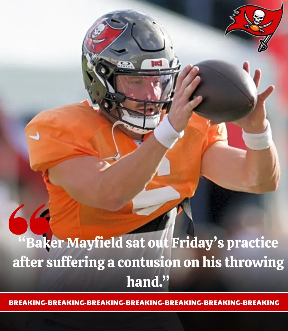Buccaneers avoid a big injury scare with Baker Mayfield that caused him to miss the latest training camp practice