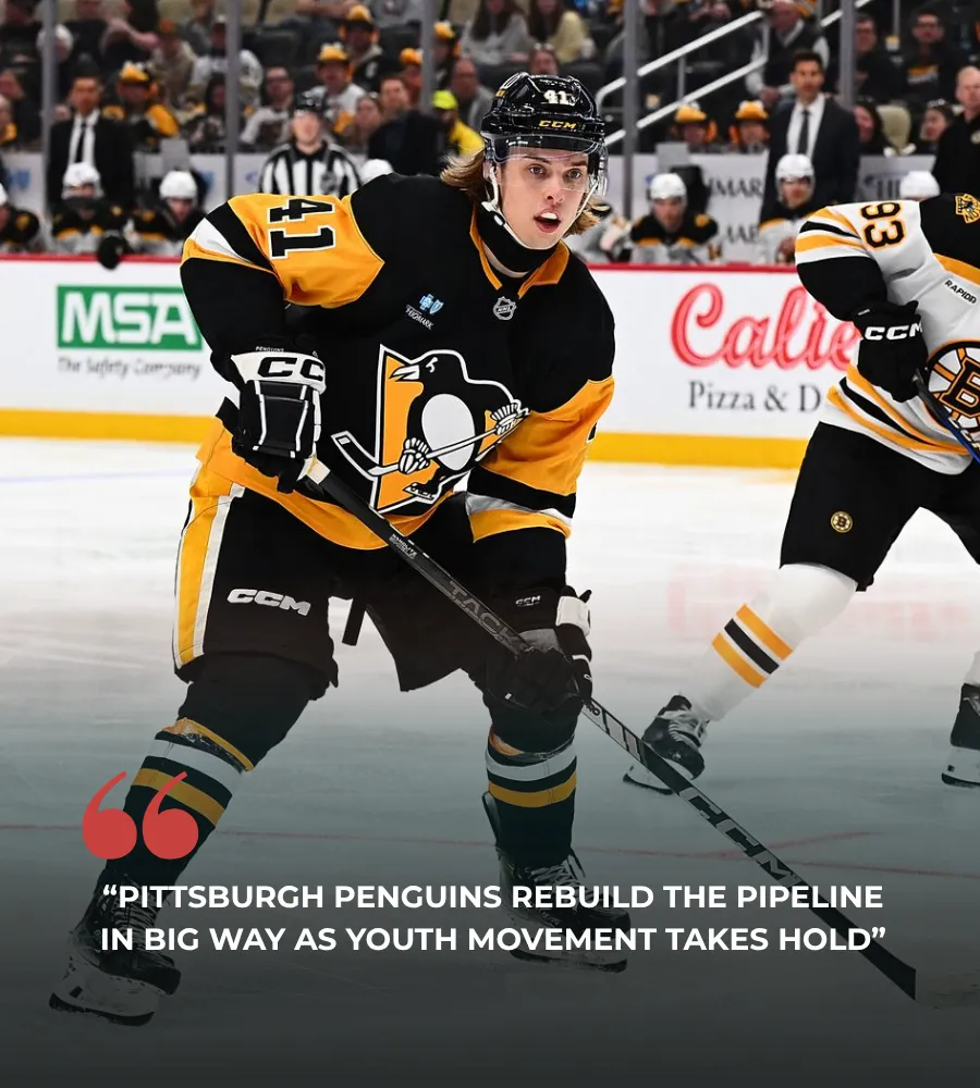 Pittsburgh Penguins Rebuild the Pipeline in Big Way as Youth Movement Takes Hold