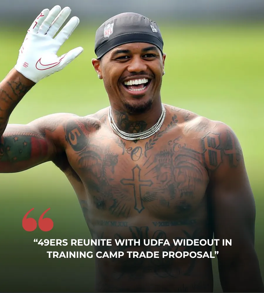 49ers Reunite with UDFA Wideout in Training Camp Trade Proposal