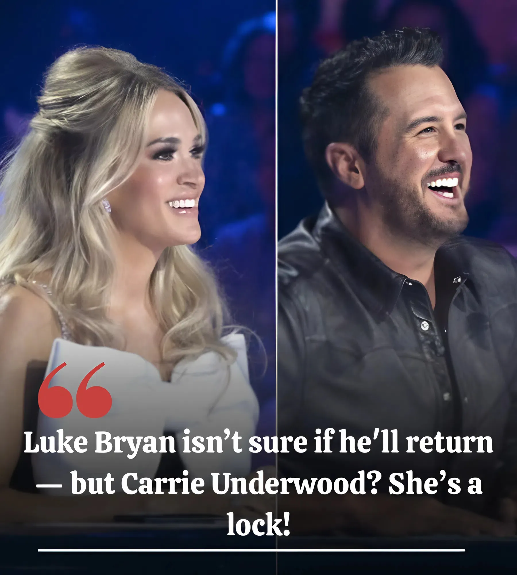 “Luke Bryan isn’t sure if he'll return — but Carrie Underwood? She’s a lock!” — Judge drama explodes as American Idol gears up for Season 24 in 2026.