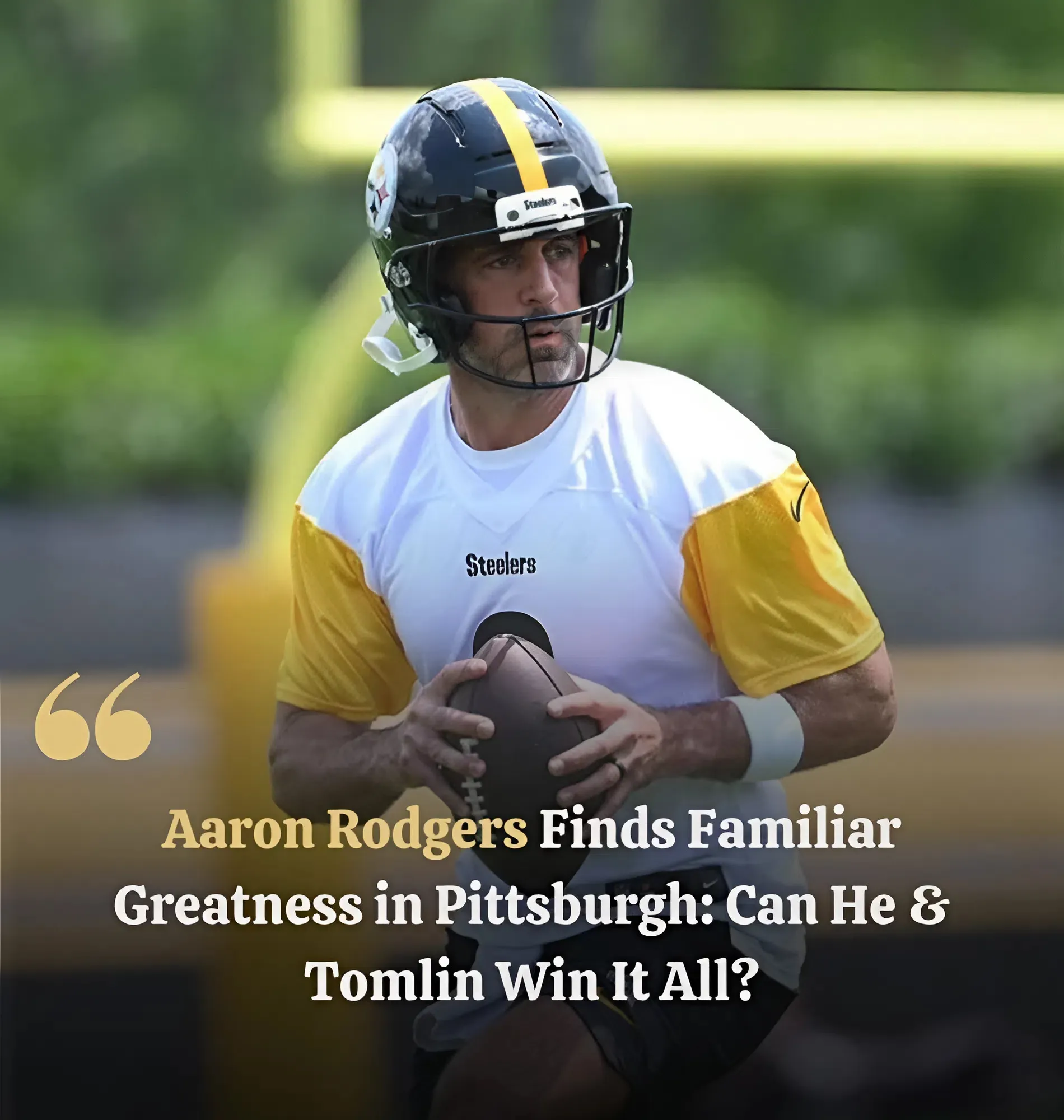 Steelers’ Aaron Rodgers reveals Mike Tomlin moment that ‘stuck with him’