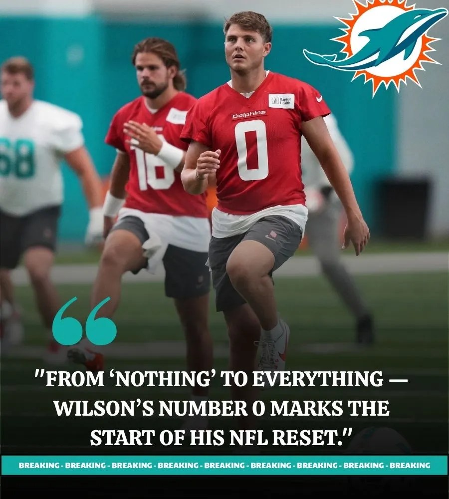Zach Wilson Begins New Chapter With The Miami Dolphins With New Number