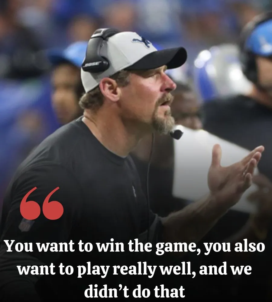 Dan Campbell Has Harsh Words for Lions After Preseason Loss