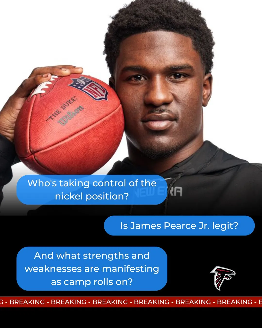 Falcons Mailbag: Who's taking control of nickel position? How legit is James Pearce Jr.?