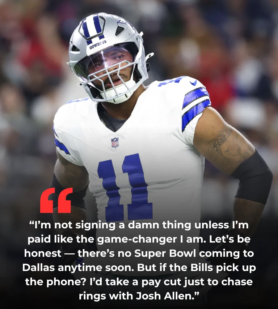 Micah Parsons Sends NFL Into Frenzy: Blasts Cowboys, Hints at Bills Move to Team Up With Josh Allen!