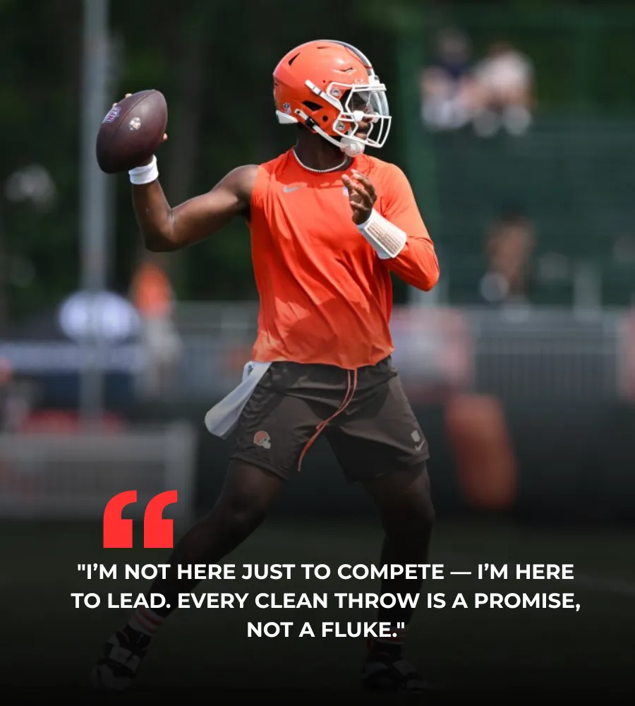 Cleveland Browns' Dillon Gabriel Training Camp Stats Day 8