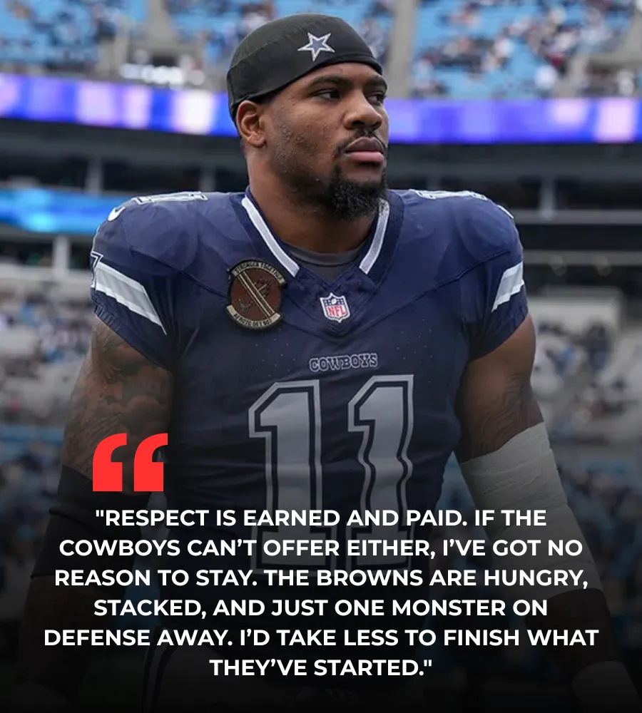 Micah Parsons Drops Bombshell: Slams Cowboys Over Disrespect, Open to Joining Browns for Less!