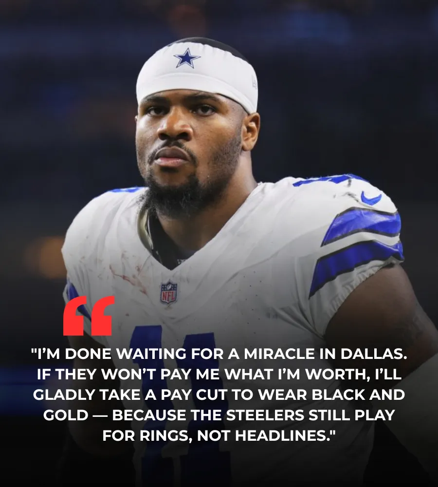 Micah Parsons Takes Aim at Cowboys: Says He’d Take Less to Join Steelers and ‘Play for Rings, Not Headlines’