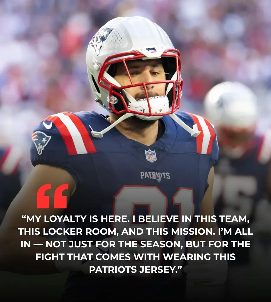 "I'm Here Because I Believe" — Austin Hooper Pledges Unshakable Loyalty to the Patriots