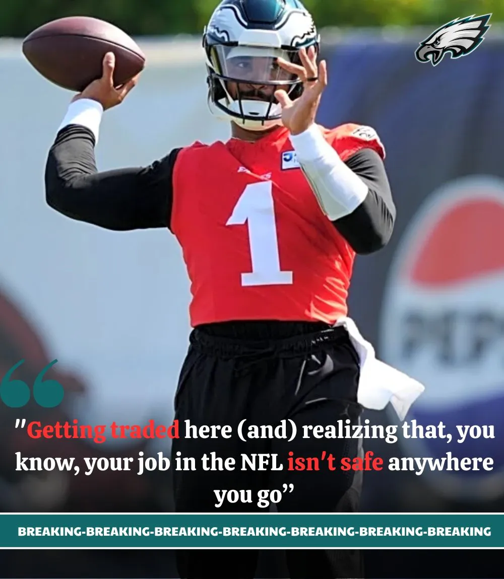 Jalen Hurts stays late after training camp practice to work with Eagles' young receivers