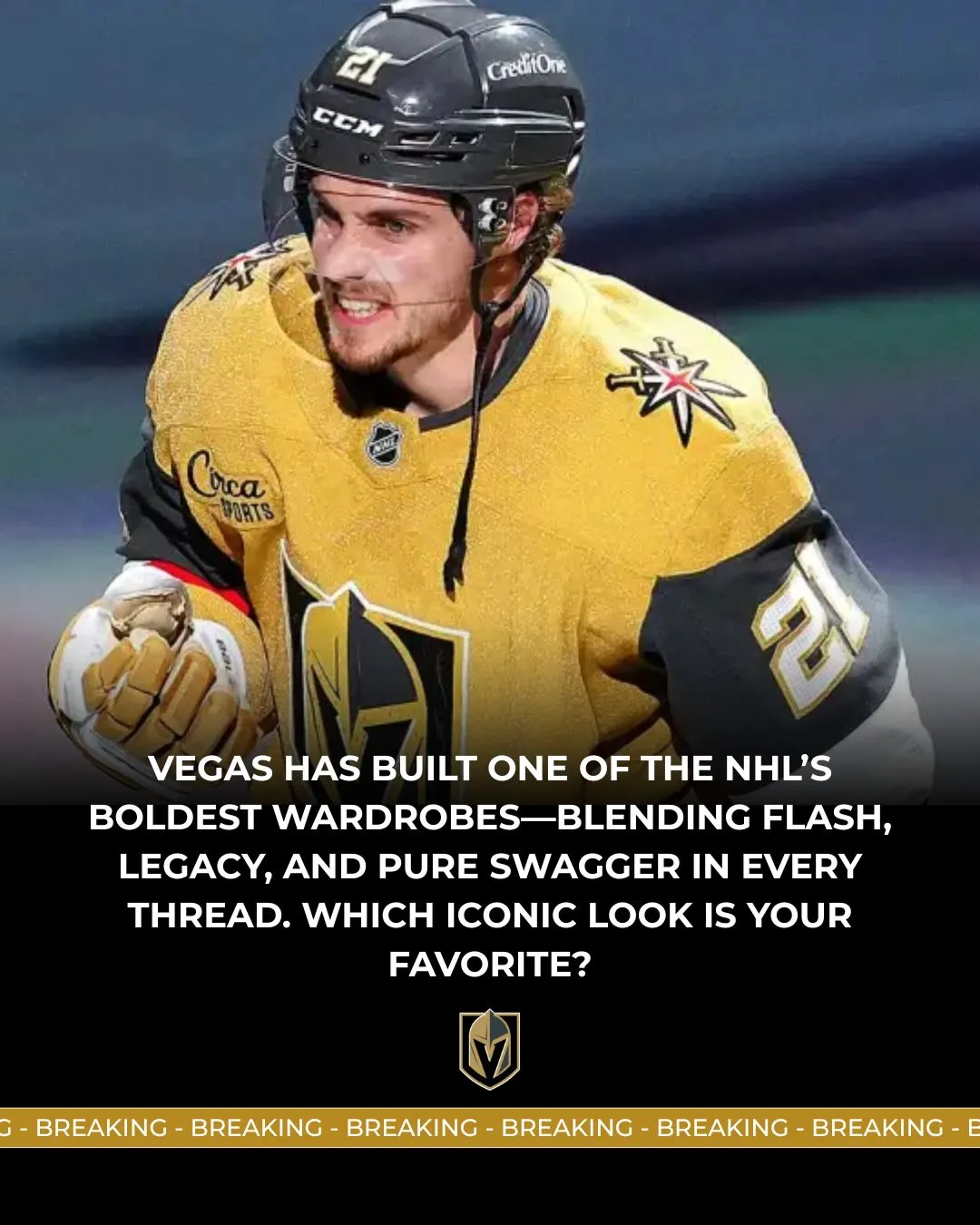 The Golden Knights’ Jersey Evolution Turns Heads