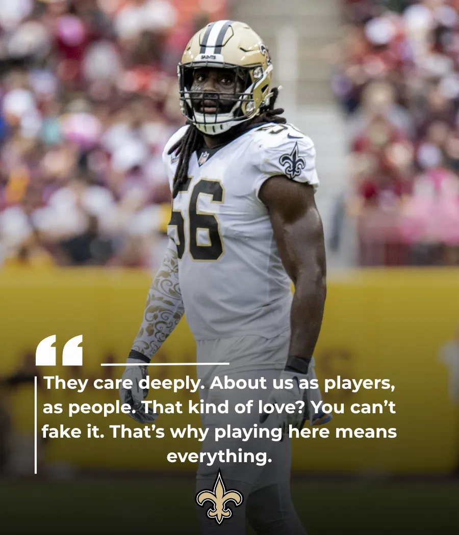 SAINTS STAR DEMARIO DAVIS PRAISES FANS: “IT’S NO SECRET NEW ORLEANS HAS THE BEST FANS IN THE WORLD”