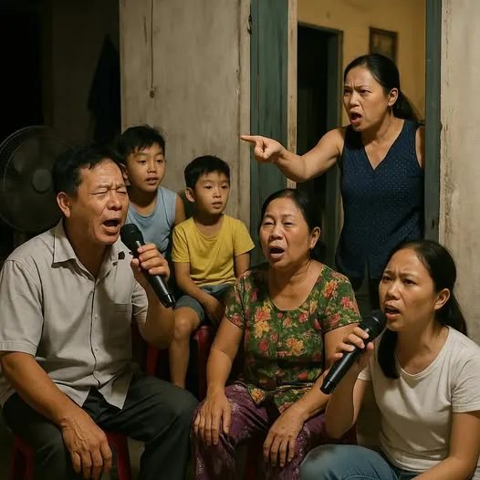 Hàng xóm đêm nào cũng hát karaoke đến 11h đêm mới nghỉ, tôi chạy sang bắt tắt, mấy hôm sau thì thấy nhà họ