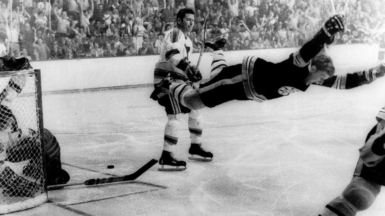 This Bobby Orr photo lives rent-free in Bruins fan minds