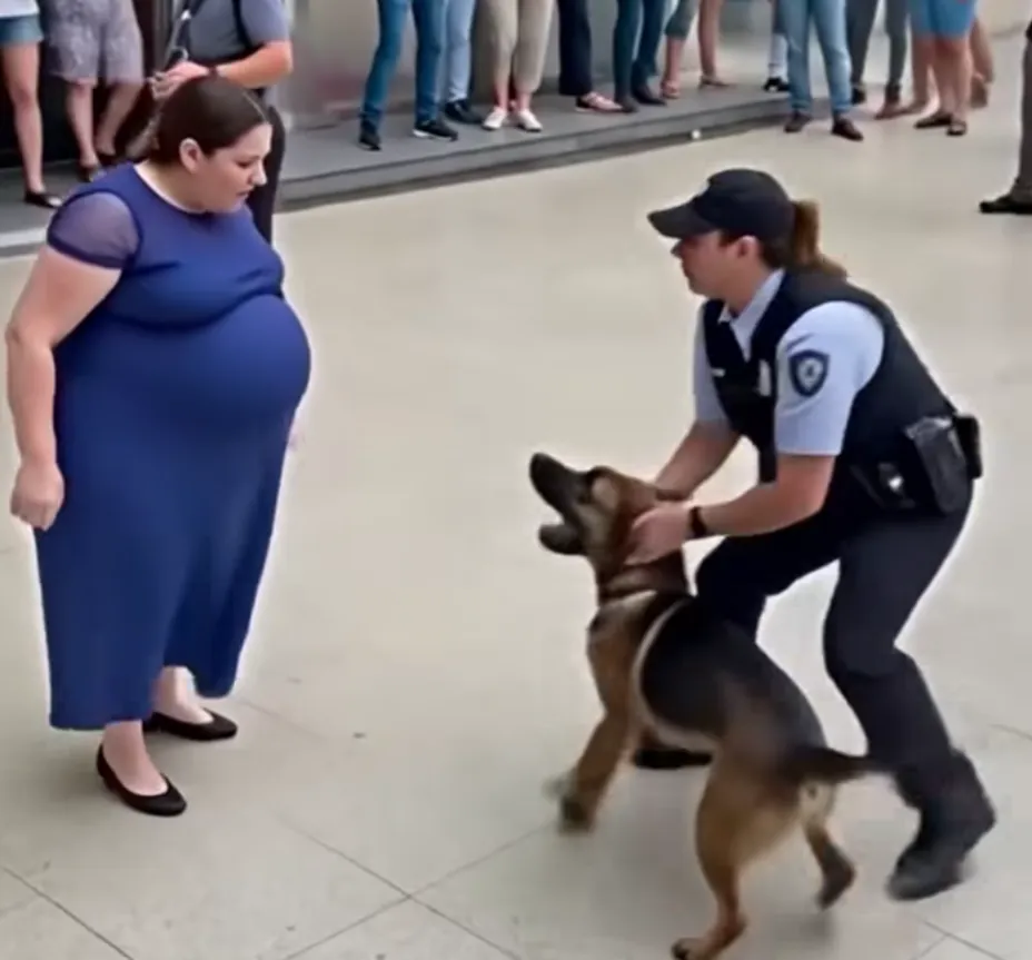 Dog repeatedly barks at 7-month pregnant woman… By the time police realized the reason, it was too late!