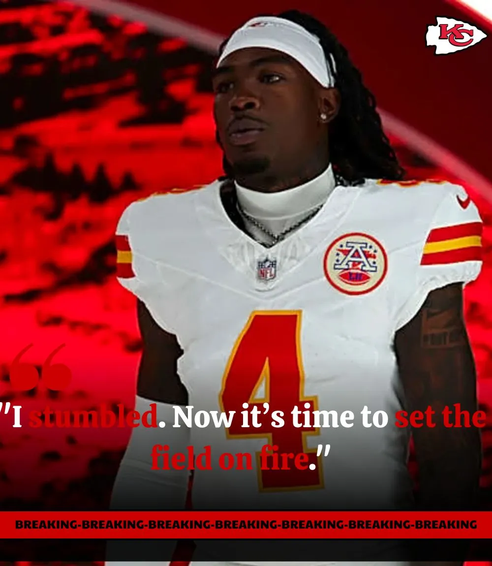 Rashee Rice says he's 'completely changed' as Chiefs brace for NFL ruling