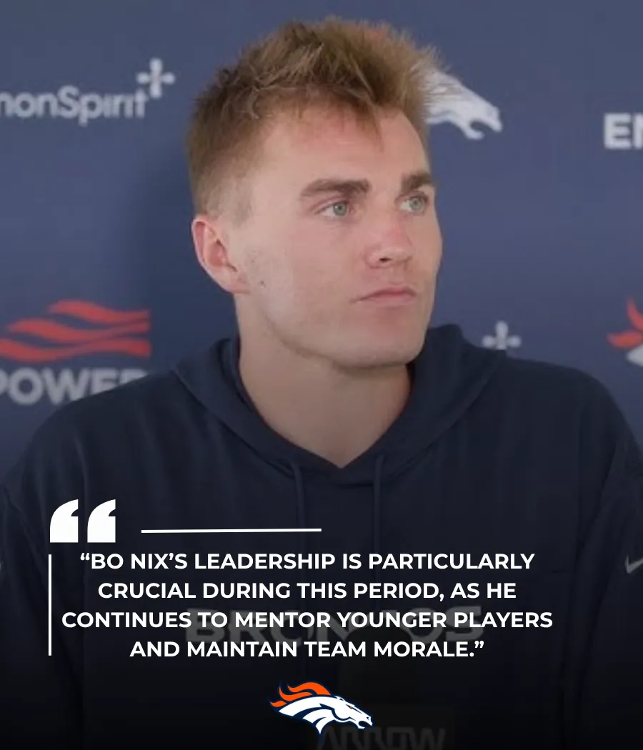 INJURY UPDATE: Bo Nix Stands by Two Rookies After Injuries Lead to Early Camp Exit