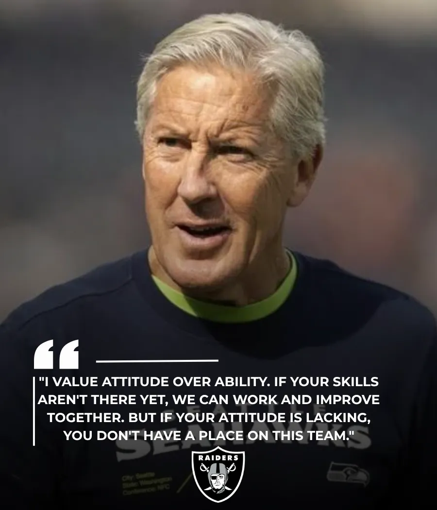 Las Vegas Raiders Coach Prioritizes Attitude Over Ability for Team Success