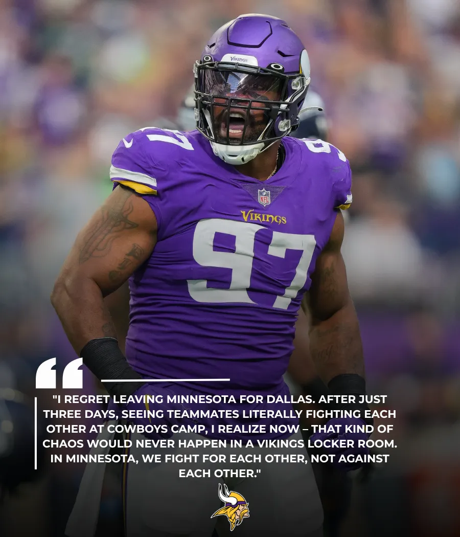 Ex-Minnesota Vikings Player Regrets Dallas Move After Witnessing Fights at Cowboys Camp
