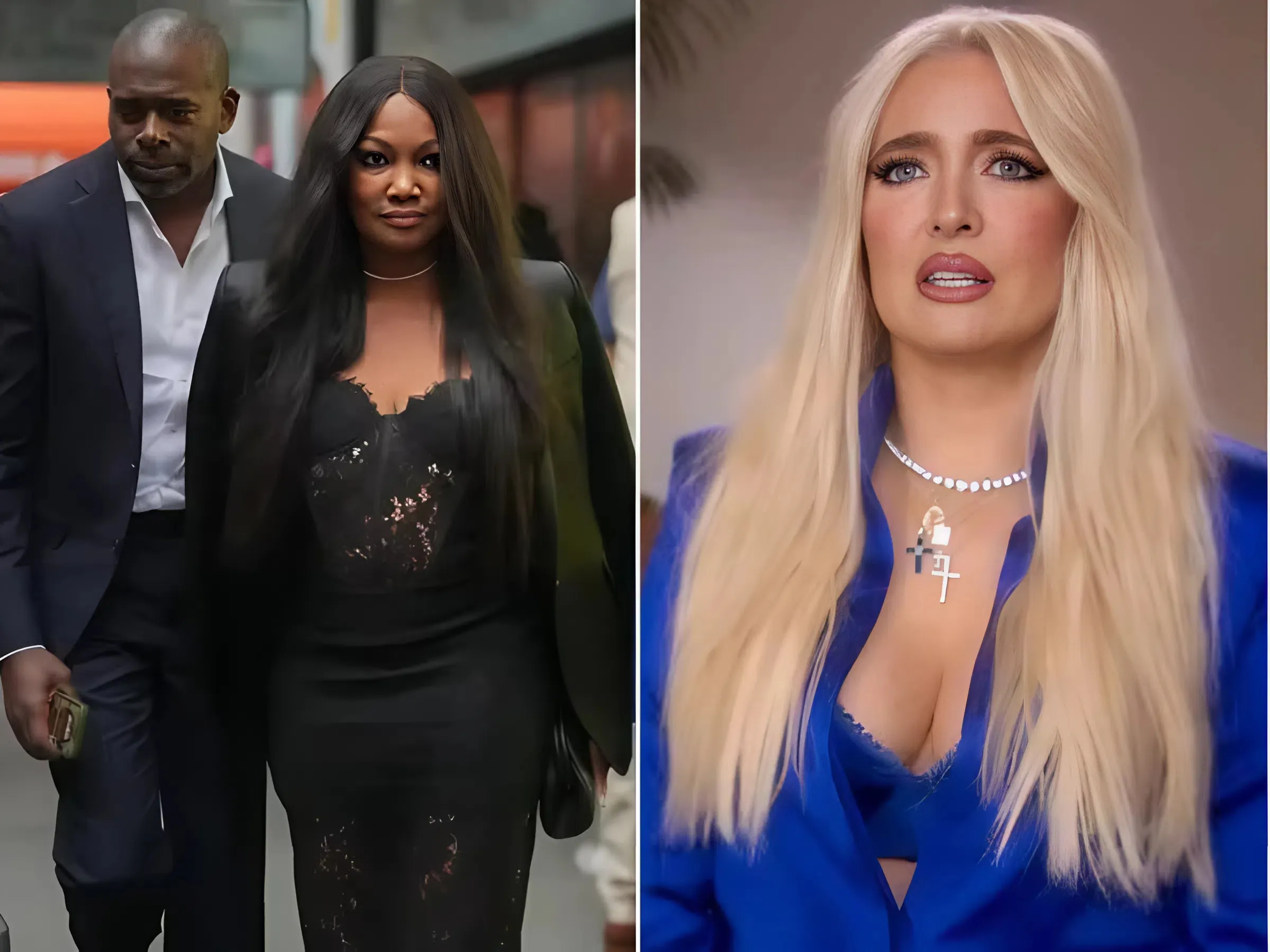 Garcelle Beauvais claps back in style after Erika Jayne’s shady dig about her “peaking in the ‘90s” — by stepping out hand-in-hand with CEO Earl Robinson on a glamorous Broadway date in New York City.