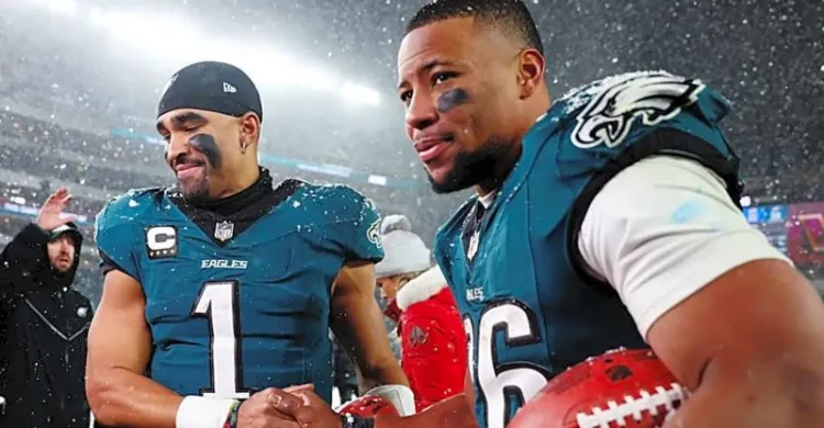Saquon Barkley rejects Jalen Hurts' superiority before landing Presidential honor