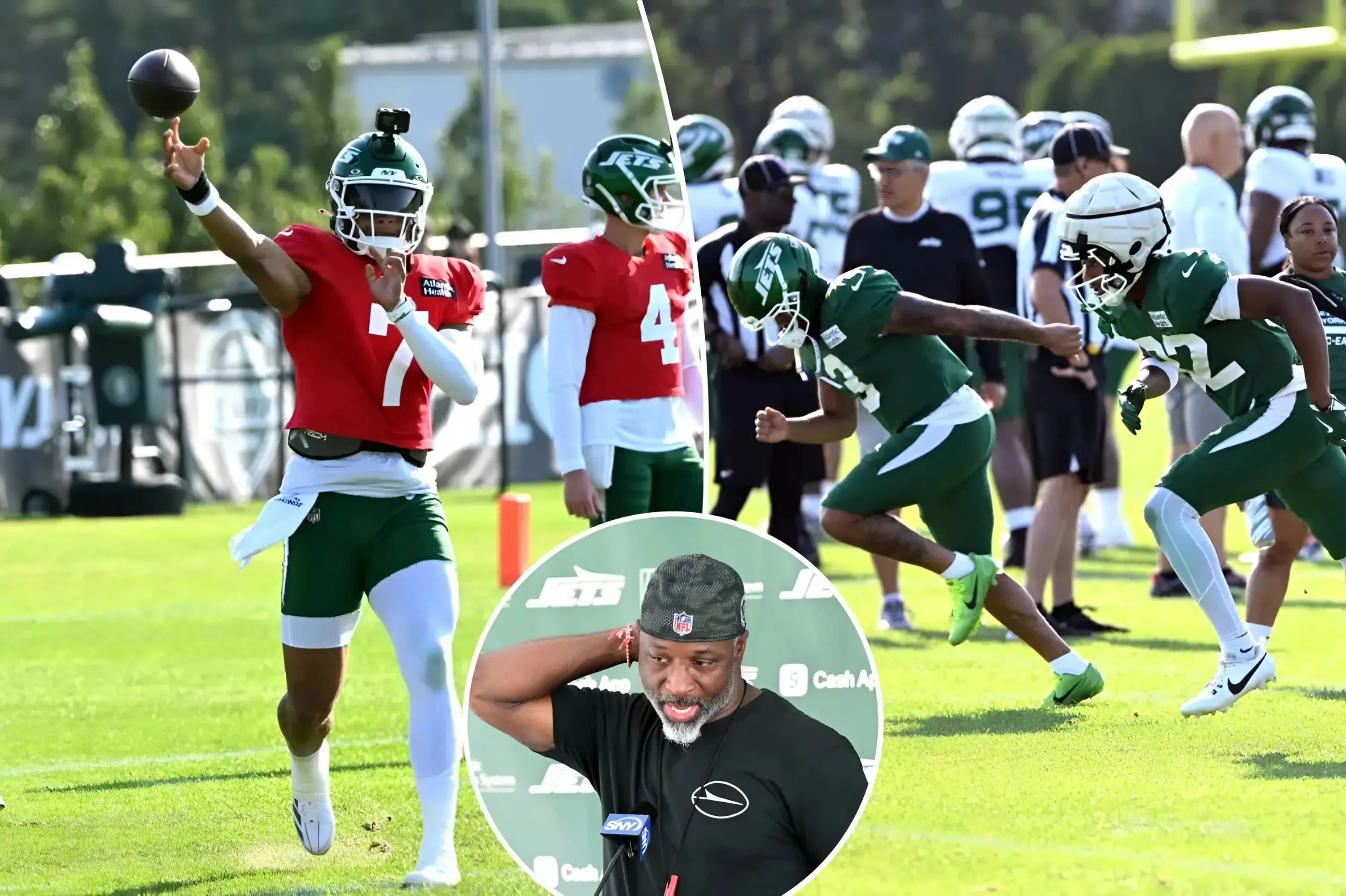 Jets Implode During Sloppy Scrimmage, Aaron Glenn Cuts Practice Short