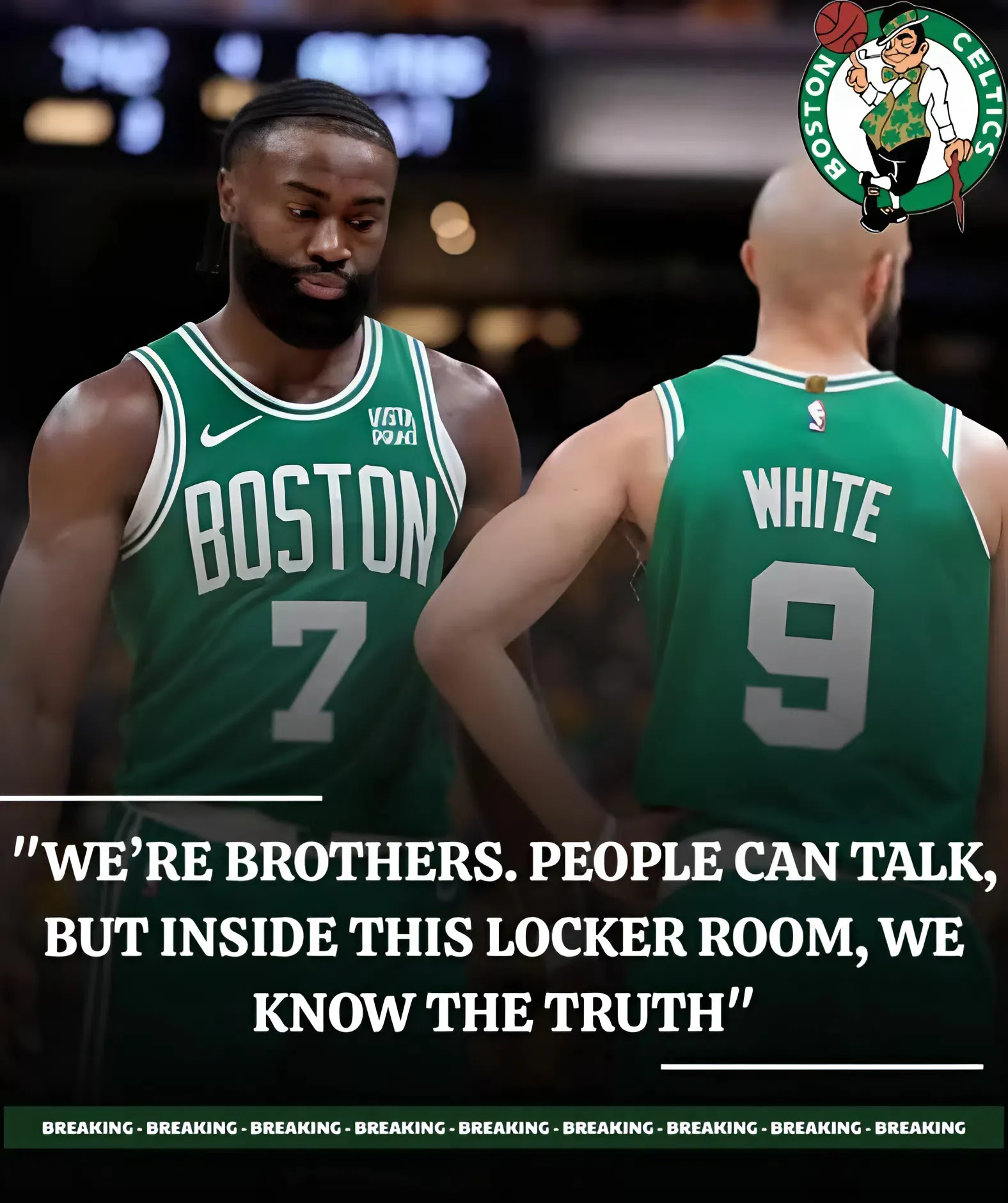 Jaylen Brown Shuts Down Rumors of Rift With Teammate
