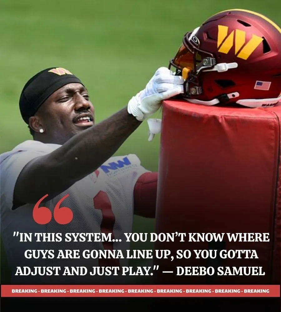 Deebo Samuel Makes Surprising Claim About Commanders’ Offense