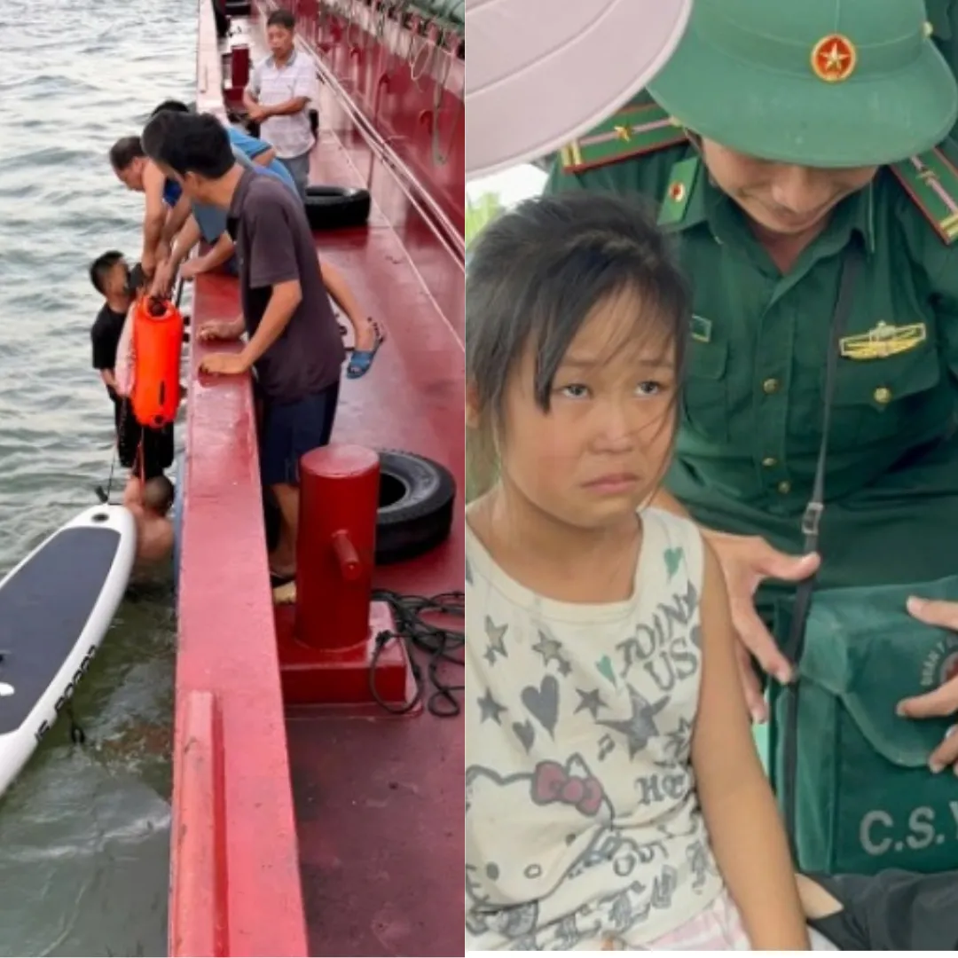 Hai bố con trôi dạt 13h trên biển: Bố dùng thân làm phao, nghẹn ngào câu nói của bé gái 6 tuổi khi mệt lả Hai bố con trôi dạt 13h trên biển: Bố dùng thân làm phao, nghẹn ngào câu nói của bé gái 6 tuổi khi mệt lả