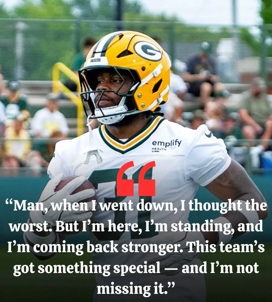 Green Bay Packers Breathe Sigh Of Relief As Running Back Avoids Serious Injury