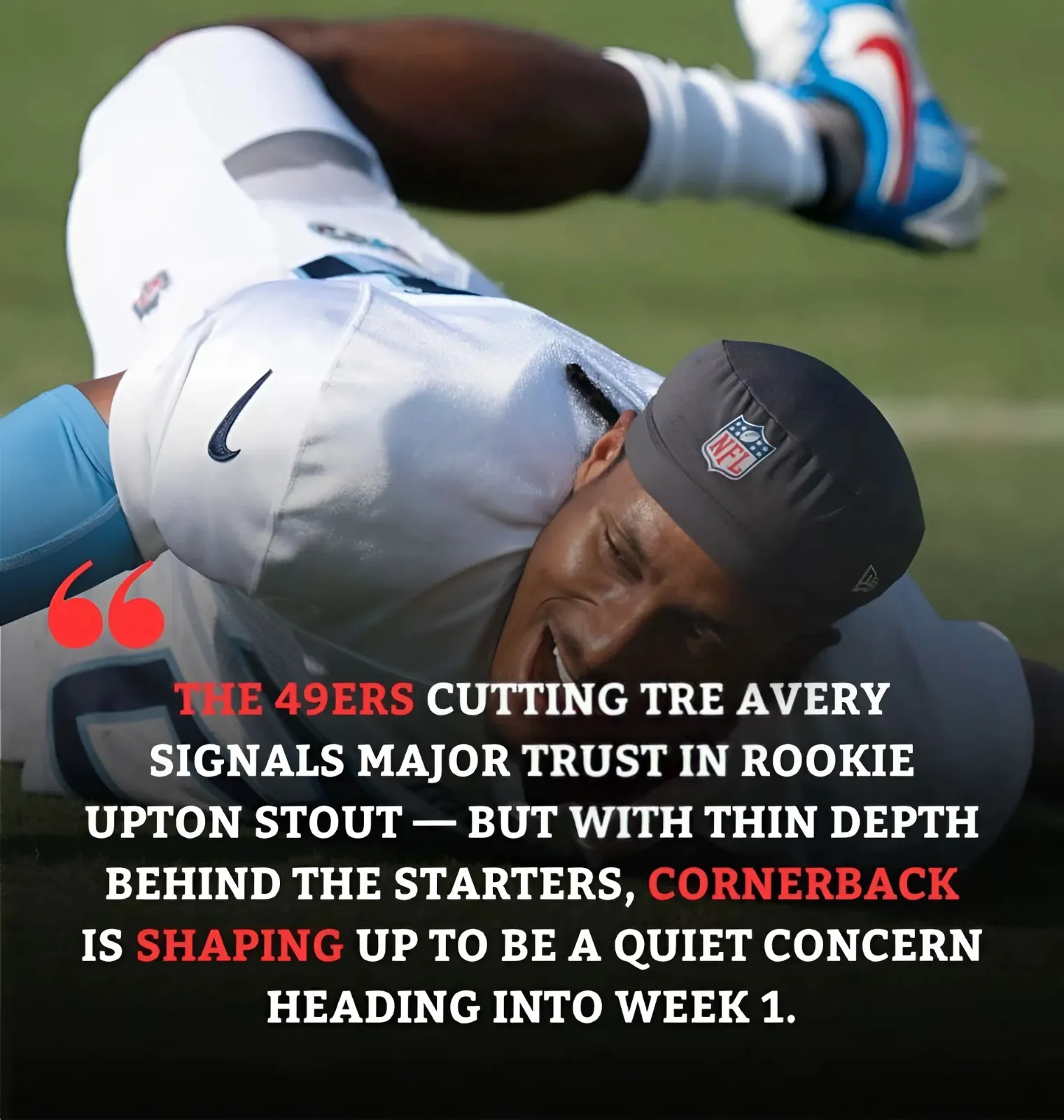 49ers couldn't wait until end of training camp to cut bait on this veteran CB