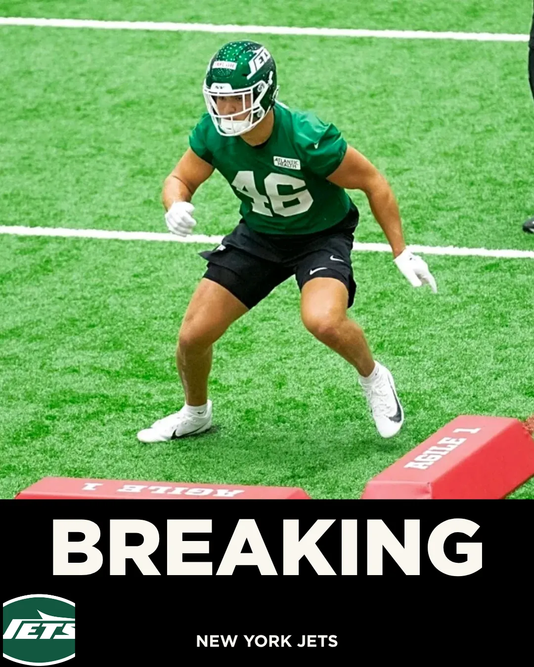 Jets' Mason Taylor Scouts First Training Camp With 6 Words
